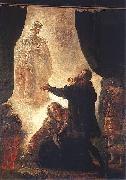 Wojciech Gerson ghost of Barbara RadziwiII oil painting on canvas